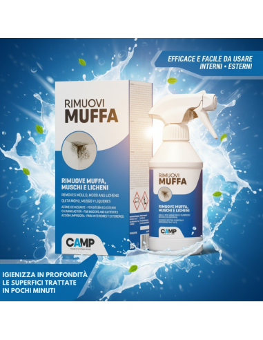 Rimuovi Muffa 300 ml Pulitore Igienizzante Per Interni E Esterni 