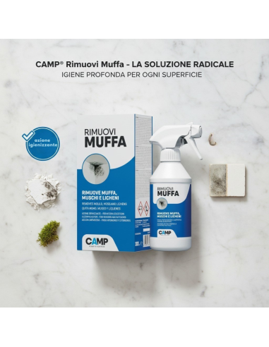 Rimuovi Muffa 300 ml Pulitore Igienizzante Per Interni E Esterni 