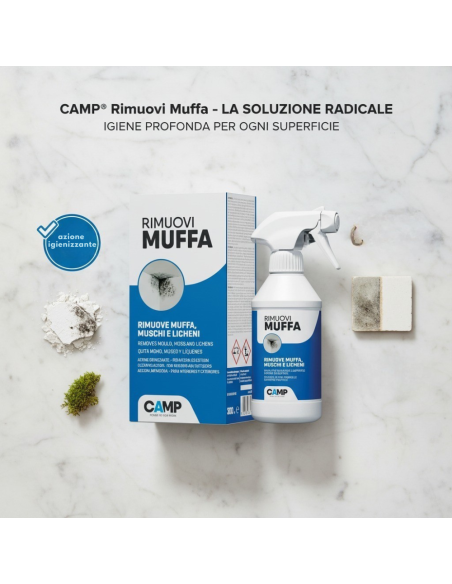 Rimuovi Muffa 300 ml Pulitore Igienizzante Per Interni E Esterni 