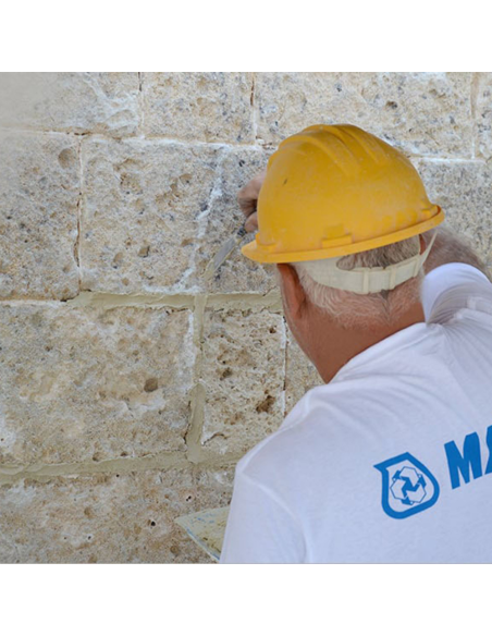 Malta Da Muratura Mape-Antique Allettamento Ecologica Colore Giallo Tufo 25 Kg