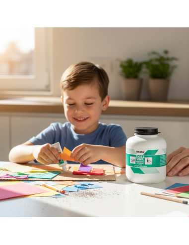 Colla vinilica universale ad alte prestazioni per incollaggi professionali e hobbistici Vinil 1 Kg