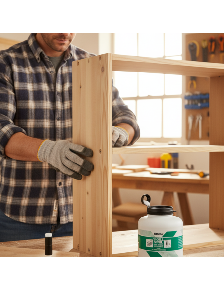 Colla vinilica universale ad alte prestazioni per incollaggi professionali e hobbistici Vinil 1 Kg