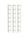 Profili In Alluminio Verniciato Colore Bianco 100 a L per Finitura Parete Proangle 