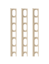 Profili In Alluminio Verniciato Colore Beige 132 a L per Finitura Parete Proangle 