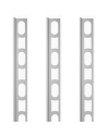 Profili In Alluminio Verniciato Colore Grigio Argento 111 a L per Finitura Parete Proangle 