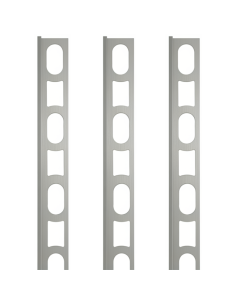 Profili In Alluminio Verniciato Colore Grigio Medio 112 a L per Finitura Parete Proangle