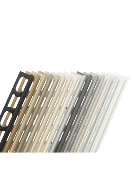 Profili In Alluminio Verniciato Colore Jasmine 130 a L per Finitura Parete Proangle