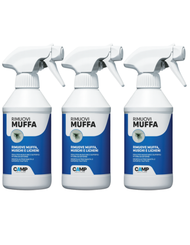 Rimuovi Muffa 300 ml Pulitore Igienizzante Per Interni E Esterni 3 Pezzi