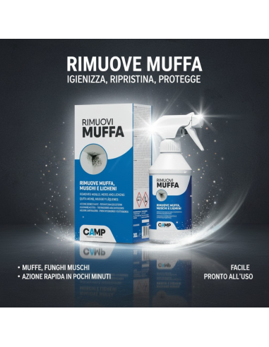 Rimuovi Muffa 300 ml Pulitore Igienizzante Per Interni E Esterni 3 Pezzi
