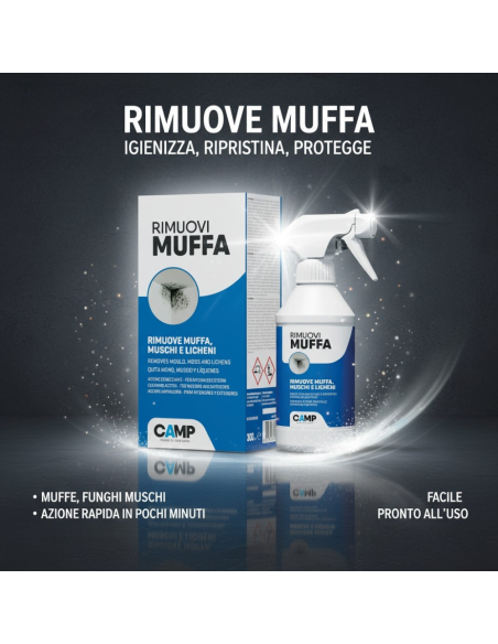 Rimuovi Muffa 300 ml Pulitore Igienizzante Per Interni E Esterni 3 Pezzi