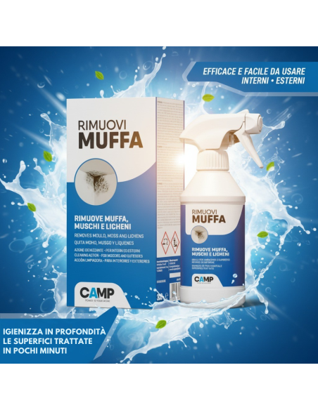 Rimuovi Muffa 300 ml Pulitore Igienizzante Per Interni E Esterni 3 Pezzi