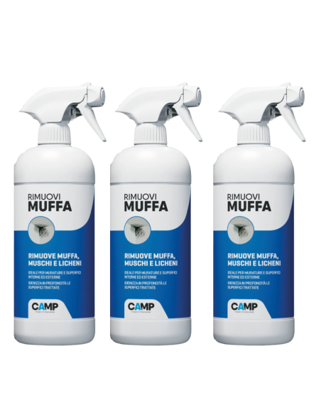 Rimuovi Muffa 750 ml Pulitore Igienizzante Per Interni E Esterni 3 Pezzi