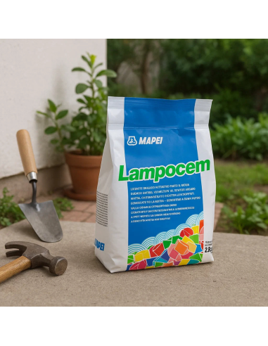 Cemento Presa Rapida Riparazioni Veloci Casa Giardino Fissaggio Lampocem 2 Kg 