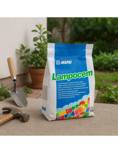 Cemento Presa Rapida Riparazioni Veloci Casa Giardino Fissaggio Lampocem 2 Kg 