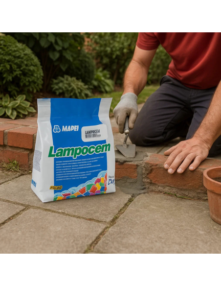 Cemento Presa Rapida Riparazioni Veloci Casa Giardino Fissaggio Lampocem 2 Kg 