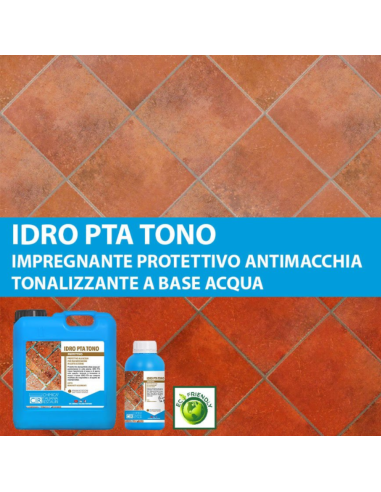 Impregnante Protettivo Antimacchia all'Acqua Pavimenti Cotto Idro Pta 1 litro