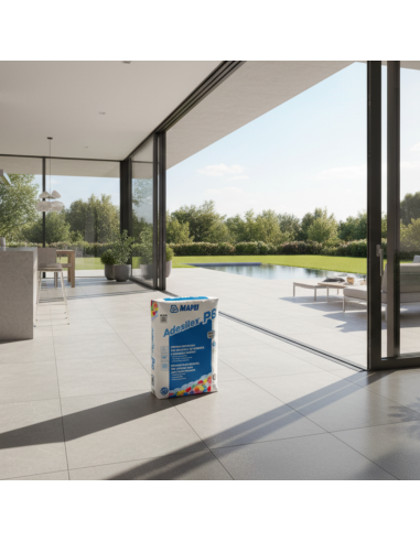 Adesilex P8 Grigio Adesivo Cementizio Mapei Per Piastrelle 25 Kg