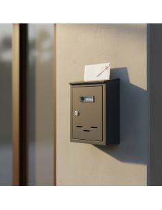 Cassetta Postale 2500 Grigia In Acciaio Verniciato 200x60xH.300 mm 2