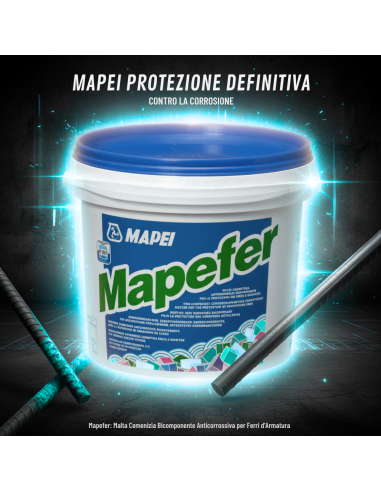 Mapefer Malta Anticorrosiva Bicomponente Per Ferri Di Armatura 2 Kg