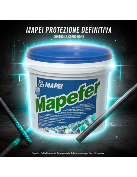 Mapefer Malta Anticorrosiva Bicomponente Per Ferri Di Armatura 2 Kg