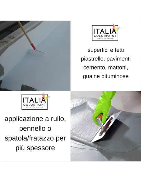 Supergum Guaina Elastomerica Per Impermeabilizzazione Professionale Italia ColorPaint - foto 5