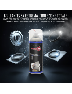 Silicone Spray Lucidante Protettivo ad Effetto Idrorepellente 400 ml 2