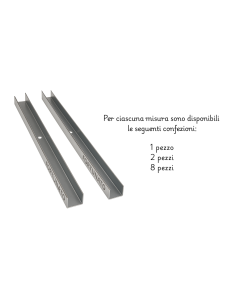 Guida U Standard 1 M Profilo Preforato Sp 0 6 Mm Per Cartongesso 2