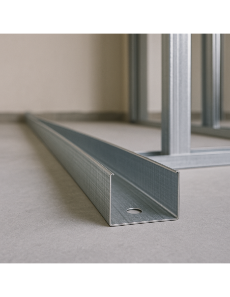 Guida U Standard 1 M Profilo Preforato Sp 0 6 Mm Per Cartongesso