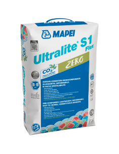 Ultralite S1 Flex Zero Adesivo Cementizio Bianco Alto Rendimento 15 Kg
