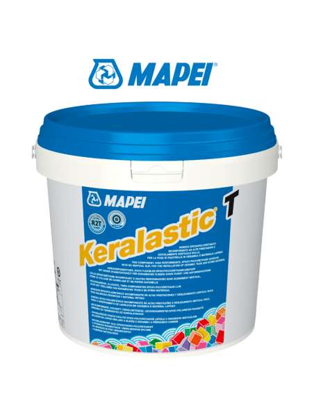 Adesivo Bianco Epossi-Poliuretanico Bicomponente Keralastic Ceramica T 10 Kg 