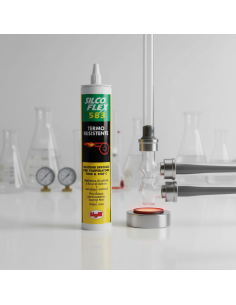 Silcoflex 583 Sigillante Nero Resistente Al Calore 300 ml 2