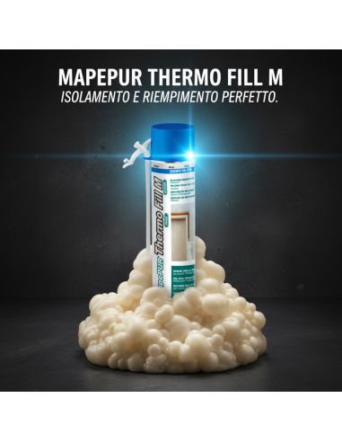Mapepur Thermo Fill M Schiuma Poliuretanica Per Isolamento 750 ml