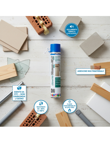 Mapepur Thermo Fill M Schiuma Poliuretanica Per Isolamento 750 ml