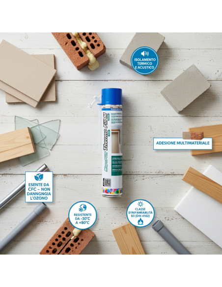 Mapepur Thermo Fill M Schiuma Poliuretanica Per Isolamento 750 ml