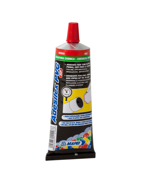 Adesilex Pvc Hp Adesivo Rosso Per Tubazioni In Plastica 125 G - Mapei