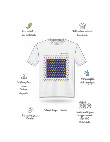 T-Shirt Cromika Per Un Tocco Artistico E Colorato