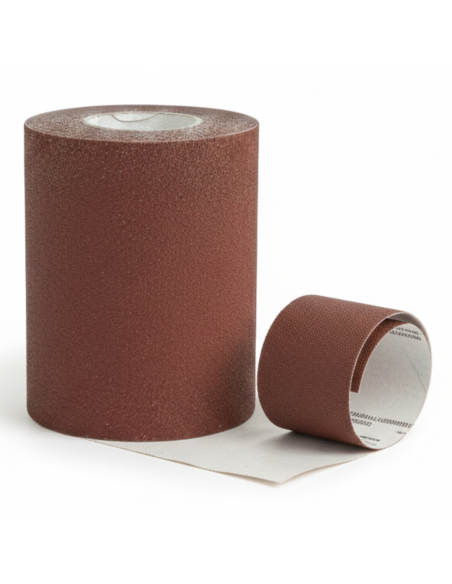 Carta Abrasiva Al Corindone In Rotolo Per Levigatura Professionale 115 mm x 5 m