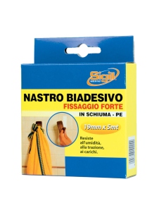 Biadesivo Antiurto In Schiuma Poliuretanica Resistente 19 x 5 mt