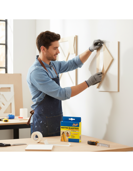 Biadesivo Antiurto In Schiuma Poliuretanica Resistente 19 x 5 mt