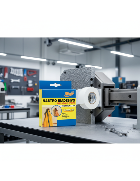 Biadesivo Antiurto In Schiuma Poliuretanica Resistente 19 x 5 mt