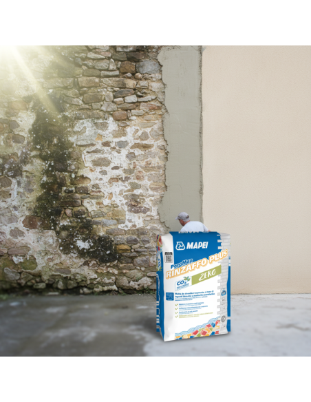 Poromap Rinzaffo Plus Malta Traspirante Resistente Ai Sali 25 Kg