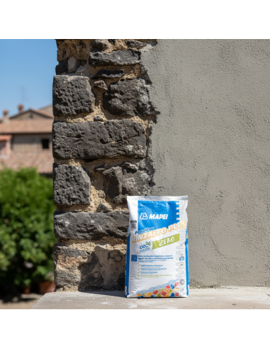 Poromap Rinzaffo Plus Malta Traspirante Resistente Ai Sali 25 Kg