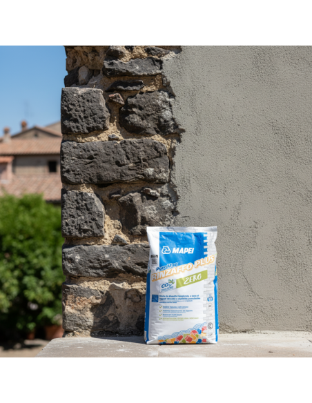 Poromap Rinzaffo Plus Malta Traspirante Resistente Ai Sali 25 Kg