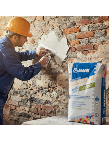 Poromap Rinzaffo Plus Malta Traspirante Resistente Ai Sali 25 Kg