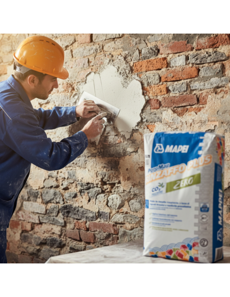 Poromap Rinzaffo Plus Malta Traspirante Resistente Ai Sali 25 Kg