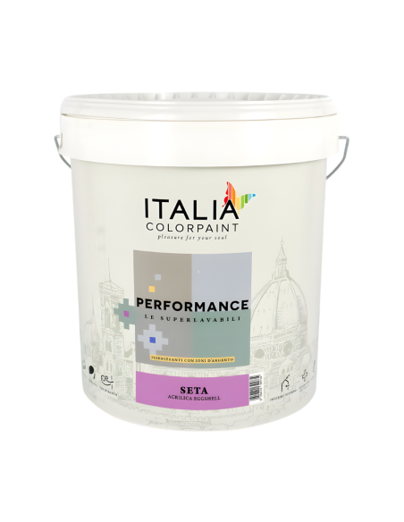 Performance Seta Pittura Igienizzante Superlavabile Effetto Eggshell - Italia ColorPaint