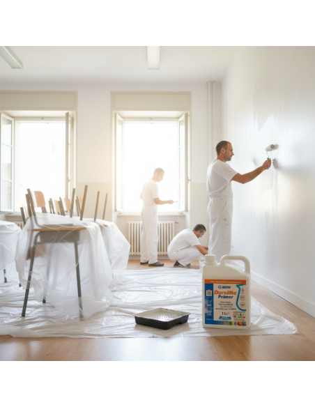 Dursilite Primer Fissativo Base Acqua Trasparente Per Muri Interni