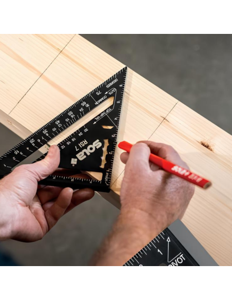 Matita Carpentiere ZB 24 HB Rossa Tratto Netto Preciso Cantiere