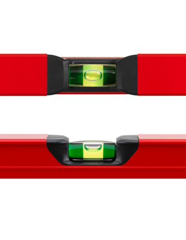 BIG RED 3 Livella In Alluminio 120 Cm Colore Rosso