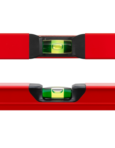 BIG RED 3 Livella In Alluminio 120 Cm Colore Rosso